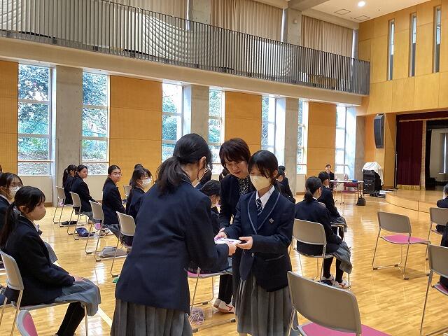 中学1年生 小笠原流礼法講座（第3回）