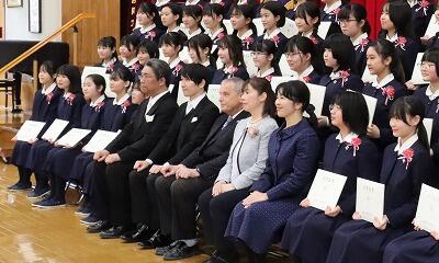 2024年度修了式・中学卒業証書授与式