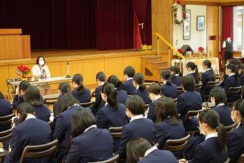 中学3年生　キャリア教育講演