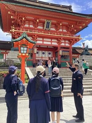 中学3年生　京都・奈良現地研修（1日目）