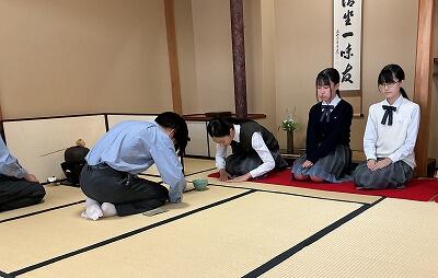 茶道部 藤嶺学園藤沢中学校・高等学校との交流茶会
