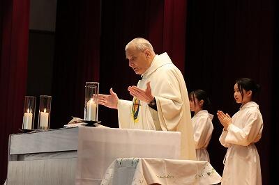 高校3年生・中学3年生 卒業ミサ